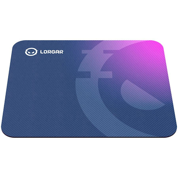 Lorgar Main 133, Gaming mouse pad, High-speed surface, Purple anti-slip rubber base, size: 360mm x 300mm x 3mm, weight 0.2kg