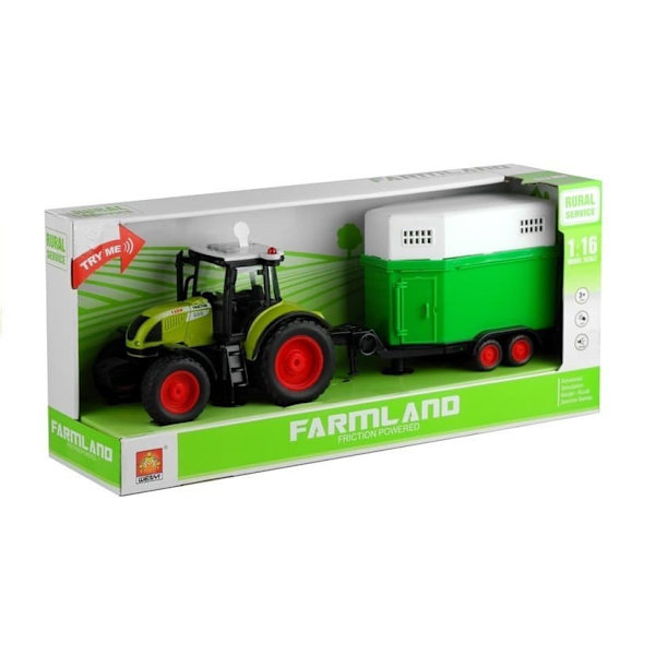 Tractor with a Horse Trailer Friction Drive Sound 37,5