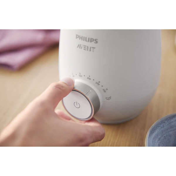 Philips Avent Premium fast bottle warmer for even warming SCF358/00