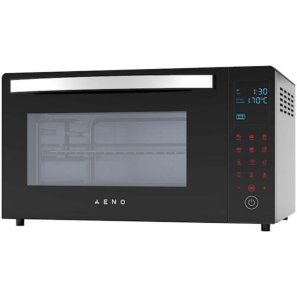 AENO Electric Oven EO1: 1600W, 30L, 6 automatic programs+Defrost+Proofing Dough, Grill, Convection, 6 Heating Modes, Double-Glass Door, Timer 120min,