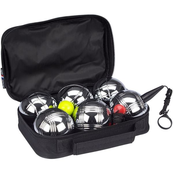 Petanque set GET & GO Jeu De Boules 52JV CHR 6pcs Chrome