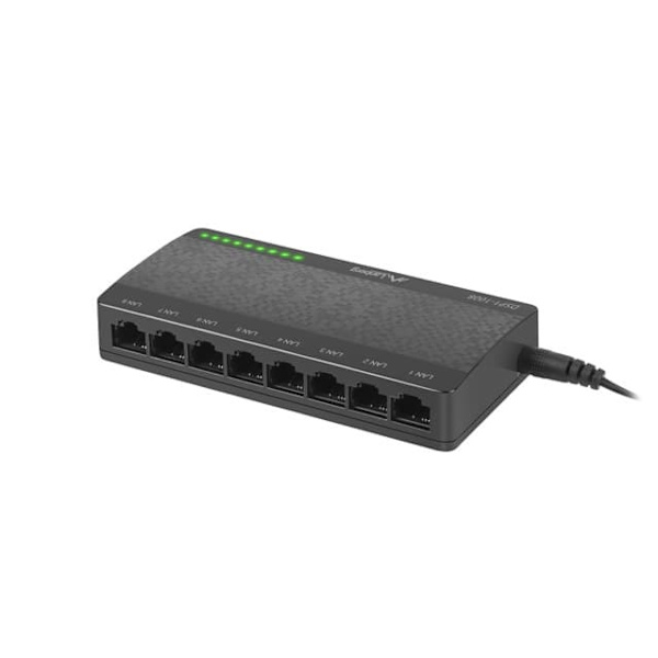 LANBERG SWITCH DSP1-1008 (8-PORT, 1GB/S)