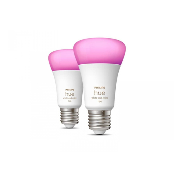 Philips Hue White and colour ambience A60 – E27 smart bulb – 1100 (2-pack)