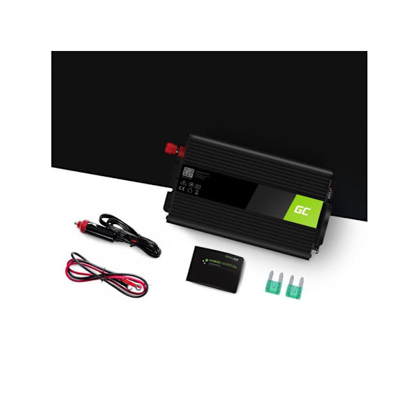 Green Cell INV03DE power adapter/inverter Auto/Indoor 500 W Black Sort