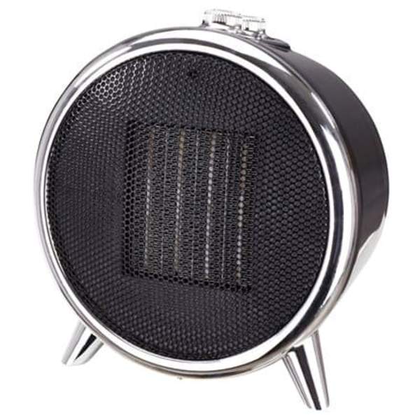 ADLER CERAMIC HEATER AD 7742 Sort, Sølv