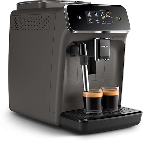 Philips Series 2200 Fully automatic espresso machines EP2224/10 2 beverages Classic Milk Frother Cashmere grey