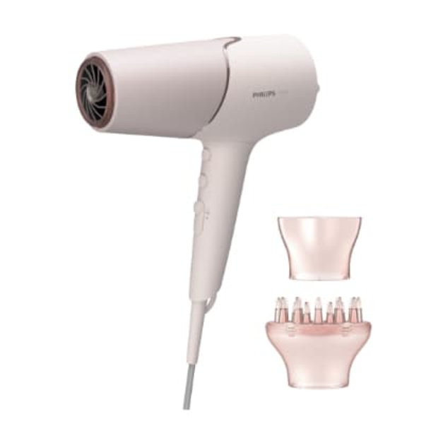 Philips | Hair Dryer | BHD530/00 | 2300 W | Number of temperature settings 6 | Ionic function | Pink Lyserød, Hvid