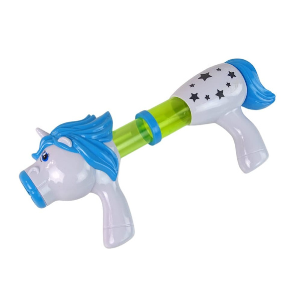 Soft Ball Launcher Gun Unicorn Blue Pink