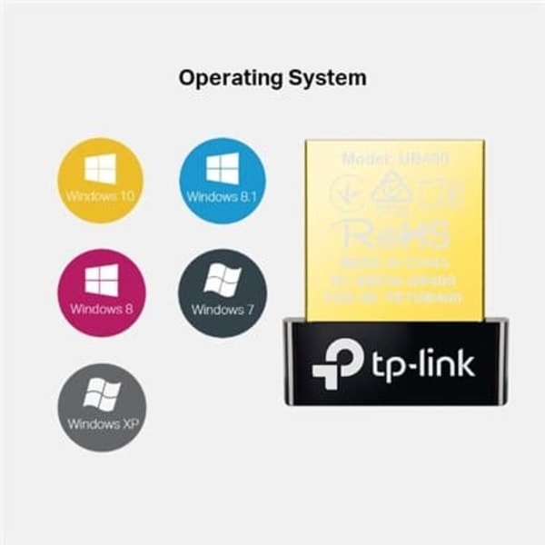 TP-Link UB400 interface cards/adapter Bluetooth Sort, Guld