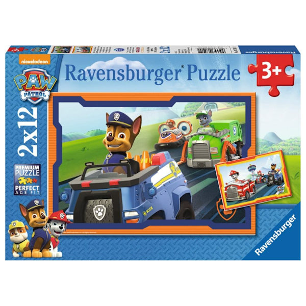 Puzzle 2x12 elementów - Psi Patrol, Misja