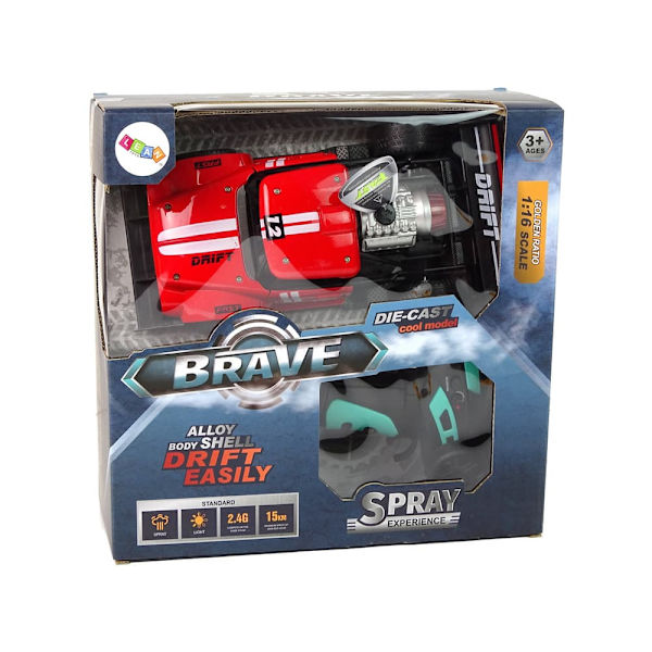 Remote Controlled Sports Car R/C 1:16 Red.
