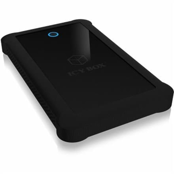 Raidsonic | ICY BOX | IB-233U3-B External enclosure for 2.5" SATA HDD/SSD with USB 3.0 interface and silicone protection sleeve | SATA I, II, III | US