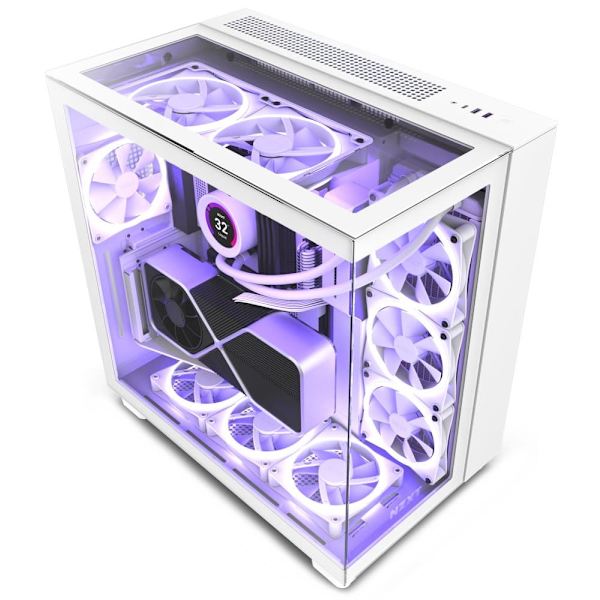 NZXT H9 Elite Midi Tower White