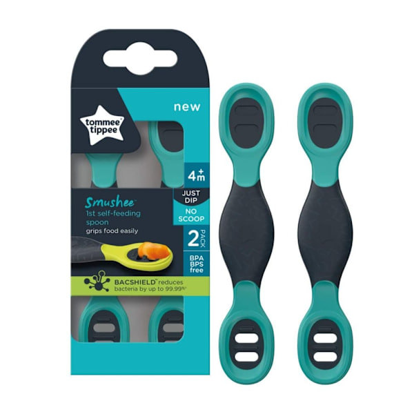 TOMMEE TIPPEE Smushee first self-feeding spoon 2 pcs, 4m+, mix 44718610