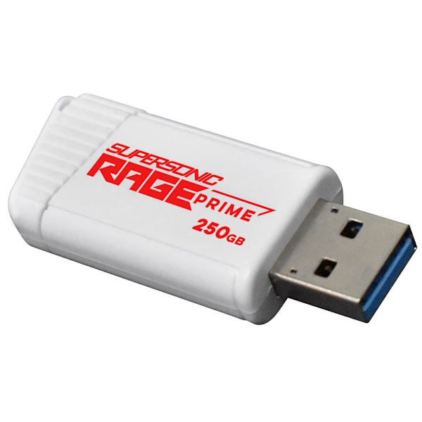 Patriot Rage Prime 600 MB/S 256 GB USB 3.2 8K IOPS Hvid