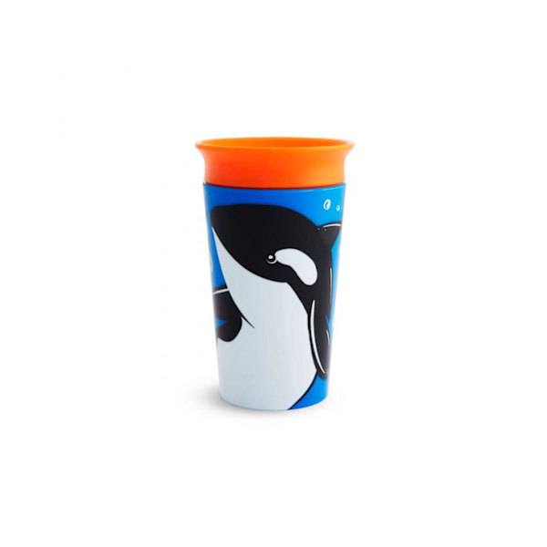MUNCHKIN WildLove Sippy Cup, orca, Miracle 360,  6m+, 266 ml, 05177802