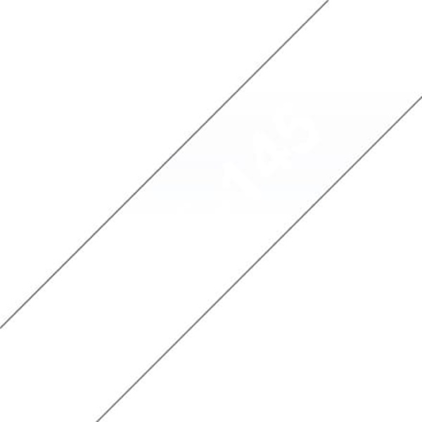 BROTHER TZE145 18mm WHITE ON CLEAR