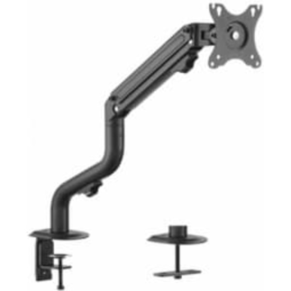 Gembird MA-DA1-02 Adjustable desk display mounting arm (tilting), 17”-32”, up to 8 kg Sort