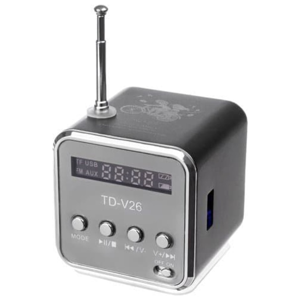 RoGer Bluetooth Wireless Speaker with FM Radio / Handsfree / LED / AUX / USB / 3W