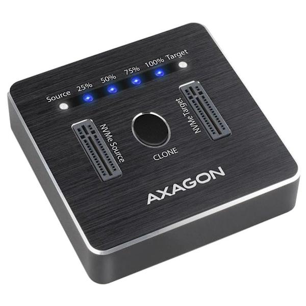 Axagon ADSA-M2C storage drive docking station USB 3.2 Gen 2 (3.1 Gen 2) Type-C Black