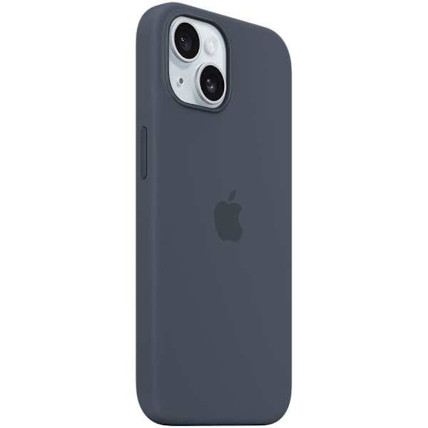 Etui silikonowe z MagSafe do iPhonea 15  - sztormowy błękit