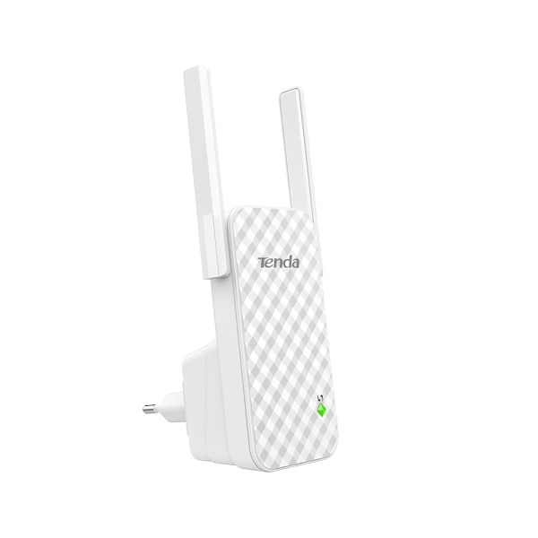 TENDA A9 WL N300 RANGE EXTEND Grå, Hvid