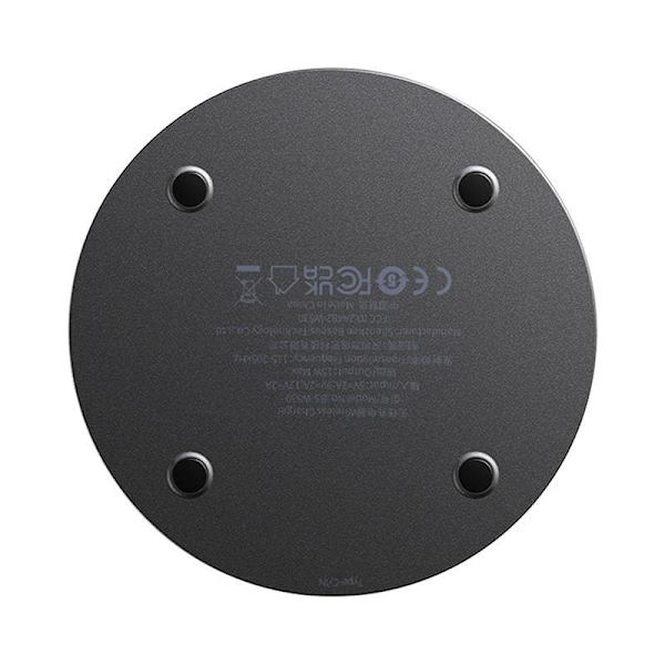 Baseus Wireless Charger BS-W530 PD 15W with Type-C cable PD 24W, 1m, Black (CCJJ050001)