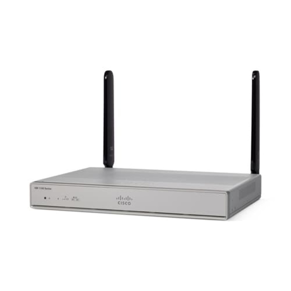 ISR 1100 4P DSL ANNEX A ROUTER/W/ LTE ADV SMS/GPS EMEA + NA IN Grå