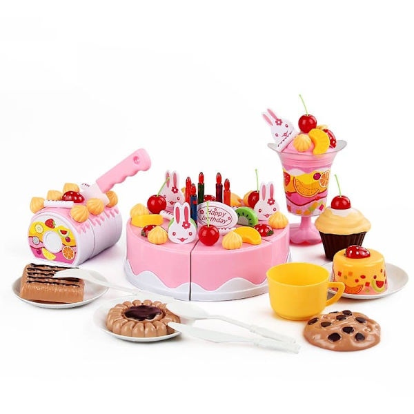 RoGer Interactive Birthday CAKE with 75 Items