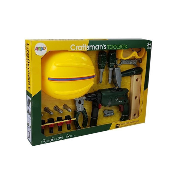 DIY set Battery Drill Goggles and Helmet
