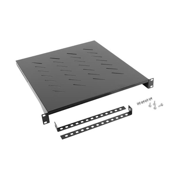 Lanberg AK-1005-B Rack shelf for 19’ 800MM (1U, 483X500MM)