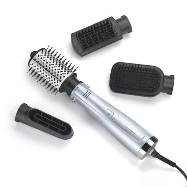 BaByliss Hydro-Fusion Hydro Fusion Smooth & Shape Hot air brush Warm Gray, Silver 1000 W 98.4" (2.5 m)