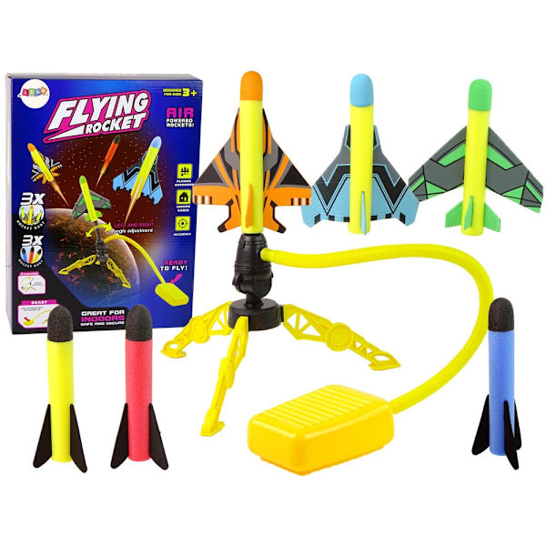 Foam Rocket Catapult Pump Launcher Game