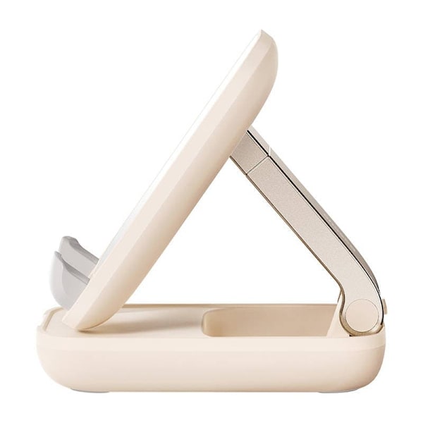 Folding Phone Stand Baseus with mirror (beige)