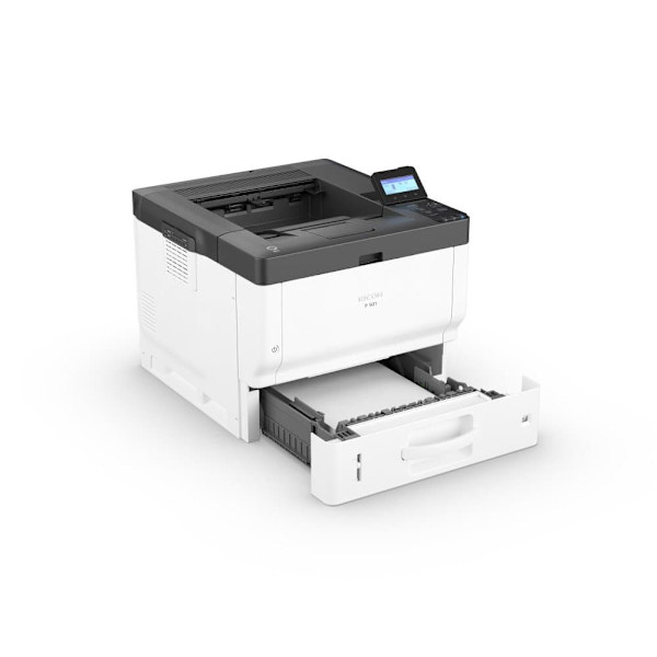 Laser Printer RICOH P501, USB 2.0, LAN, A4, 1200 x 1200 dpi, 43 ppm Sort, Hvid