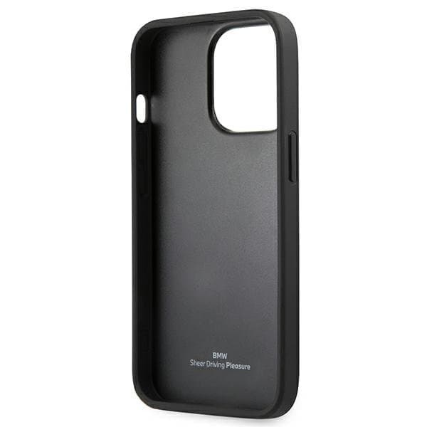 BMW BMHCP13XSLLBK Leather Back Case For Apple iPhone 13 Pro Max