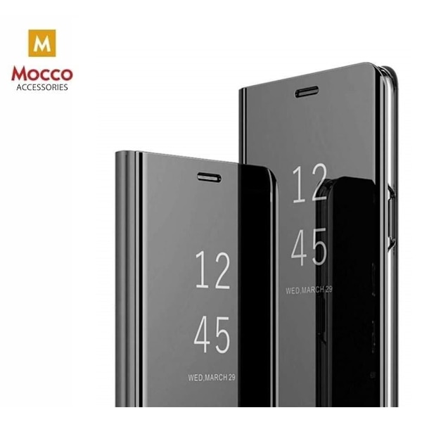 Mocco Clear View Cover Case For Samsung A205 Galaxy A20 Black