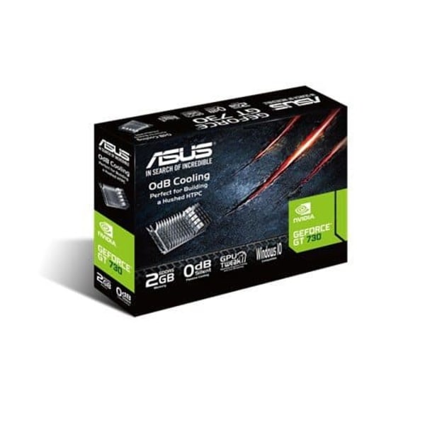 Asus | GF GT730-SL-2GD5-BRK | NVIDIA | 2 GB | GeForce GT 730 | GDDR5 | Cooling type Passive | DVI-D ports quantity 1 | HDMI ports quantity 1 | PCI Exp