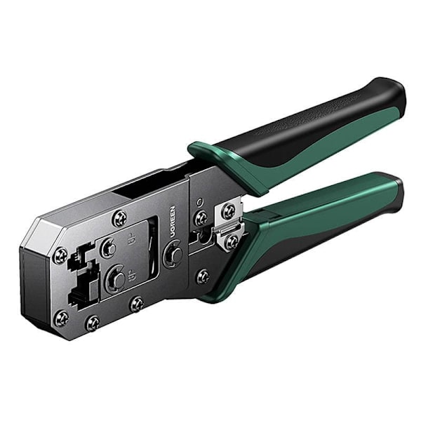 CLESTE sertizare mufe Ugreen, "NW136" functii: sertizare mufe 8P si 6P, taiere cablu, verde "70683" - 6957303876839