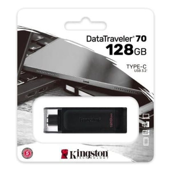 Kingston Technology DataTraveler 128GB USB-C 3.2 Gen 1 70