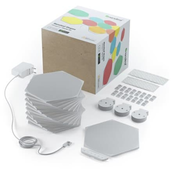 Nanoleaf Shapes Hexagons Smarter Kit (15 panels) 16M+ Hvit