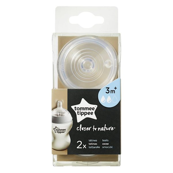Tommee Tippee Natural Start  teat medium flow Easi-Vent with self sterilisation function 2pcs 42112253