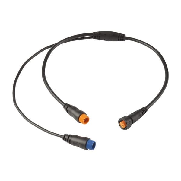 Garmin Y-cable, 12pin transducer + 8-pin transducer to 12 pin Sounder