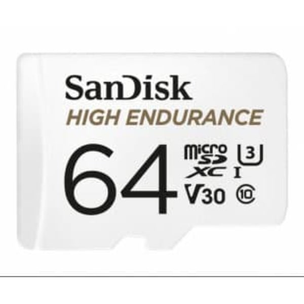 Memory card SANDISK MAX Endurance SDXC UHS-I, SD Adapter, 64GB