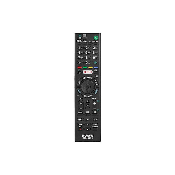HQ LXP1275 TV remote control SONY LCD NETFLIX 3D RM-L1275 Black
