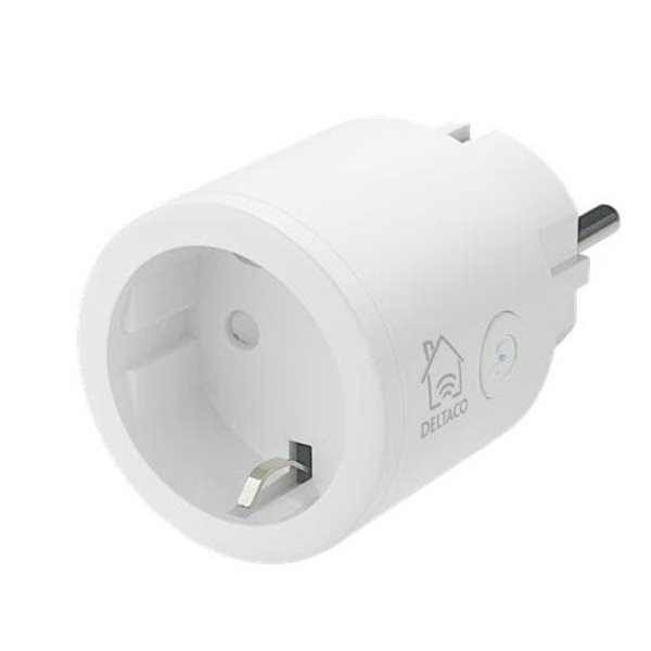 DELTACO SMART HOME switch, WiFi 2.4GHz, 1xCEE 7/3, 10A, timer, 220-240V, white   SH-P01