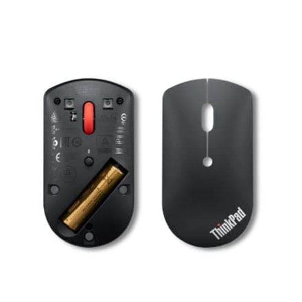 Lenovo | ThinkPad Bluetooth Silent Mouse | Wireless | Bluetooth 5.0 | Black | 1 year(s)