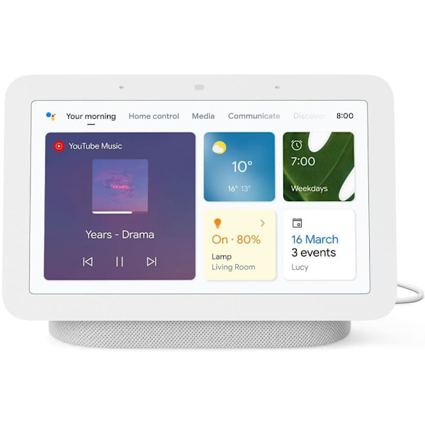 Google Nest Hub 2, white