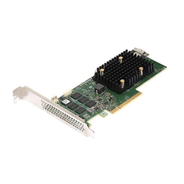 Broadcom HBA 9500-8i interface cards/adapter Internal SAS, SATA Grønn, Grå