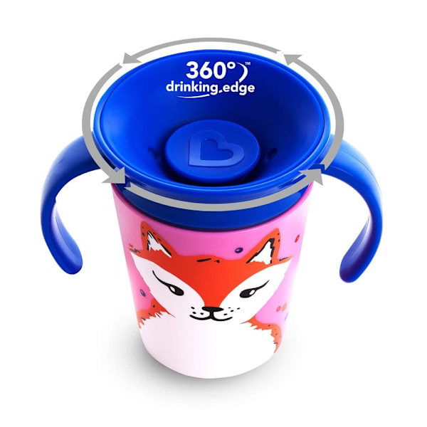 MUNCHKIN WildLove Trainer Cup, Miracle 360,  6m+, 177 ml, fox, 05177401